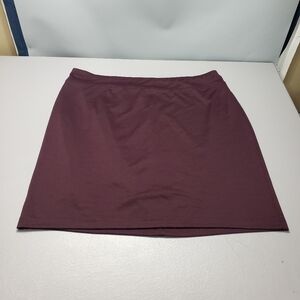 style and co purple mini skirt women's plus size 3X